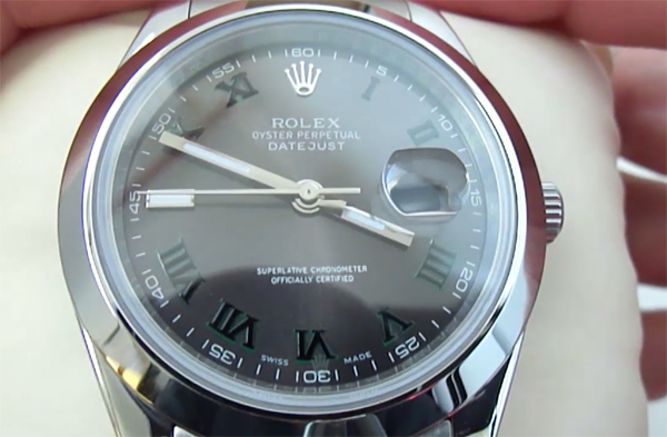 Rolex Datejust Gray Dial Replica Watch