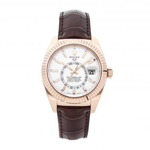 Replica Watch Rolex Sky-dweller 326135 42mm Silver Dial
