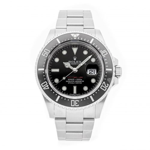 Men Black Round Fake Rolex Sea-Dweller 4000 126600 Stainless Steel