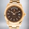 Rolex Day-date 40mm Men’s 228235-0006 Rose Gold-tone Brown Dial