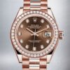Rolex Datejust 28mm Ladies 279135rbr-0017 Watch Rose Gold-tone