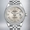 Rolex Datejust Ladies m279384rbr-0009 28mm Jubilee Bracelet Diamond Bezel