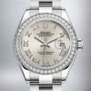 Rolex Datejust 28mm Ladies m279384rbr-0010 Watch Silver Dial