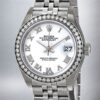 Rolex Datejust m279384rbr-0019 Ladies 28mm Diamond Bezel