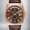 Rolex Day-Date 118135-0022 Men’s 36mm Brown Dial Watch