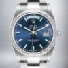Rolex Day-Date Men’s 118239 36mm Blue Dial Watch