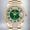 Rolex Day-Date Men’s m118348-0056 36mm Green Dial