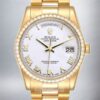 Rolex Day-Date Men’s m118348-0150 36mm Gold-tone White Dial