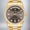 Rolex Day-Date Men’s 36mm m128348rbr-0005 Automatic Brown Dial