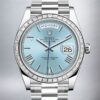 Rolex Day-Date Men’s 41mm m228396tbr-0030 Watch Blue Dial