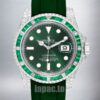 Rolex Submariner Men’s 116610 40mm Rubber Band Watch