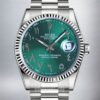 Rolex Datejust 126334 41mm Men’s Silver-tone Green Dial